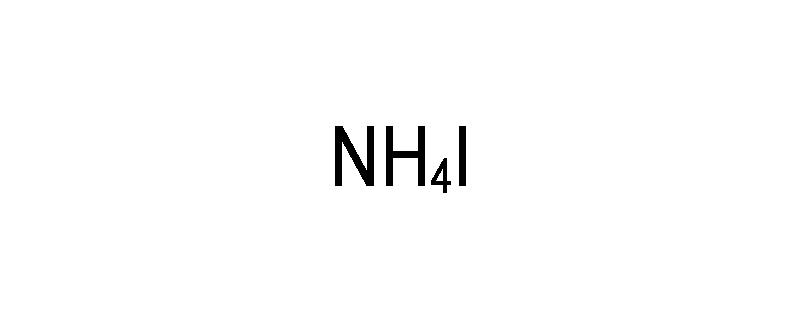 Structure of AMMONIUM IODIDE