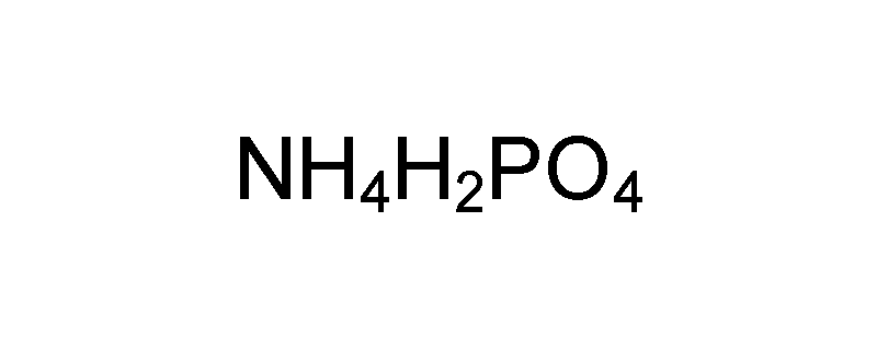 Structure of AMMONIUM PHOSPHATE MONOBASIC, CRYSTAL, ACS
